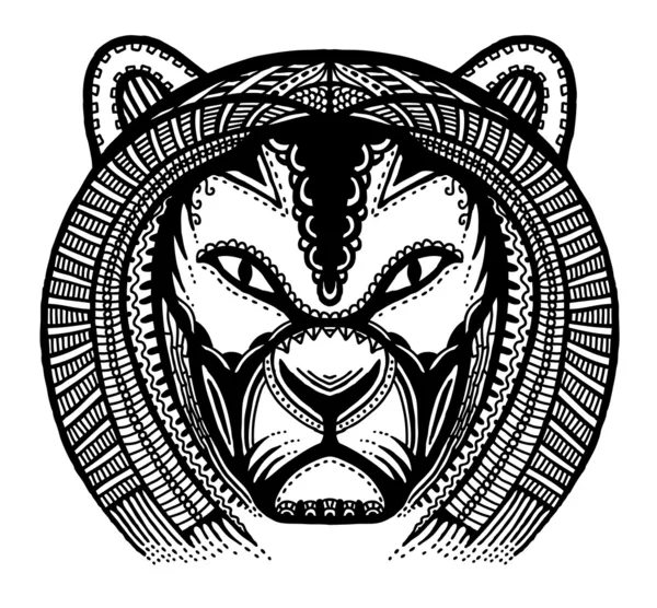 Lion ancien — Image vectorielle