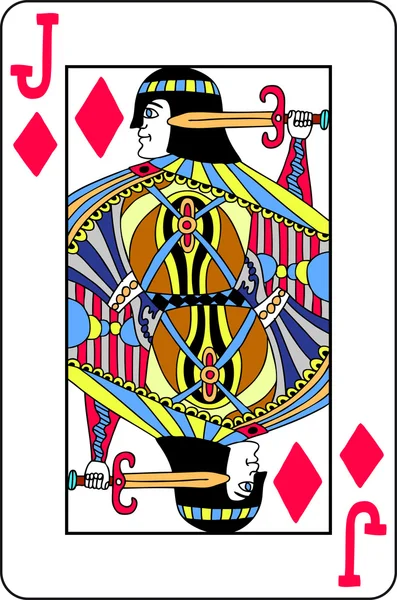 Jack carte da gioco — Vettoriale Stock