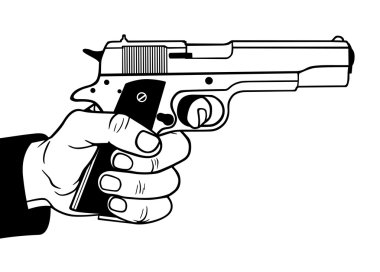 Pistol clipart