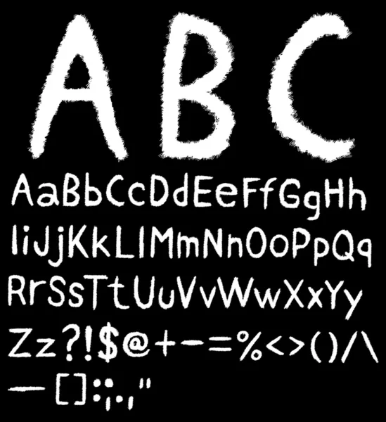 Hand Drawn lettertype — Stockvector