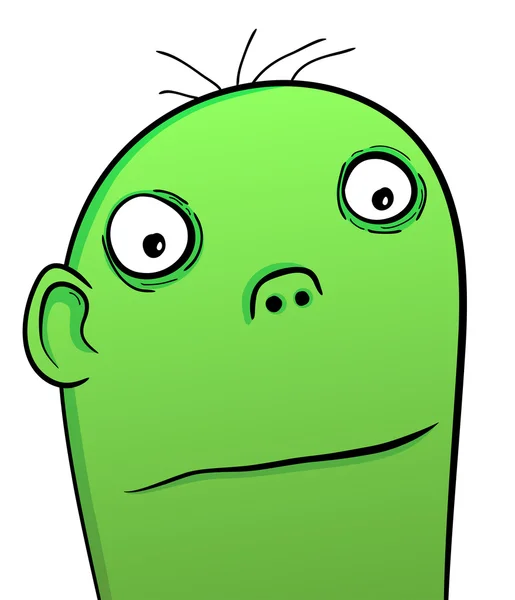 녹색 괴물 — 스톡 벡터