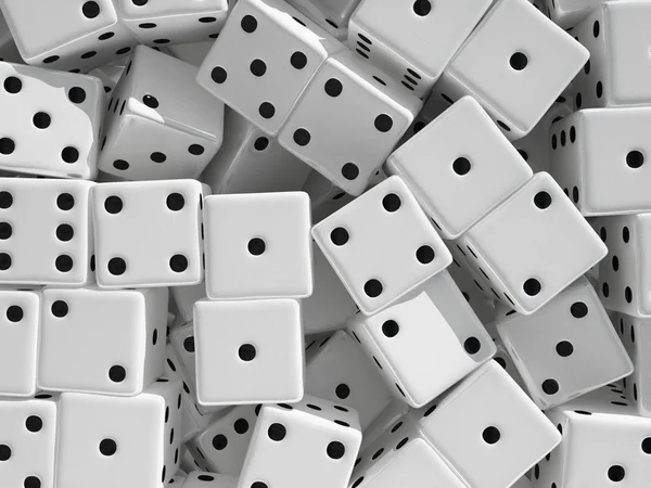 stock image White dices