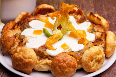 Gougère With Vegetables