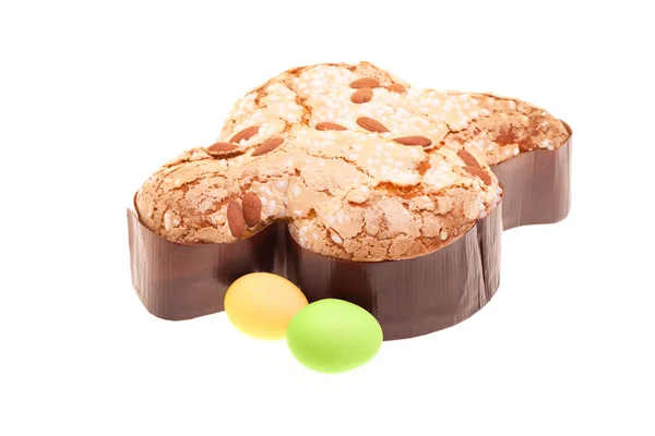 Colomba And Easter Eggs — Stock Photo, Image