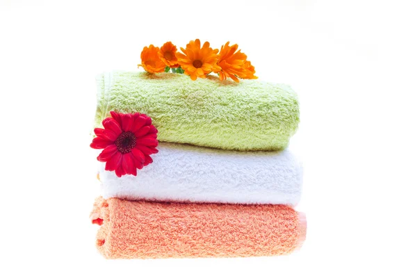 Čisté ručníky — Stock fotografie
