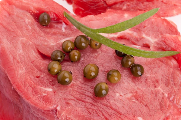 生牛フィレ肉のクローズ アップ — ストック写真