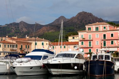 porto azzurro, elba Adası, motorlu tekneler