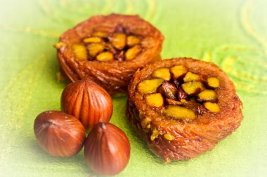 Burma Baklava And Walnuts clipart