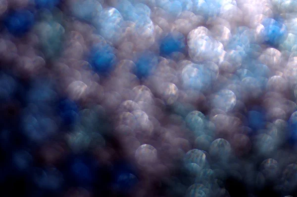 Resumen azul Bokeh estilo lente desenfoque fondo — Foto de Stock