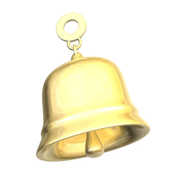 Золотой колокол (3D ) — стоковое фото