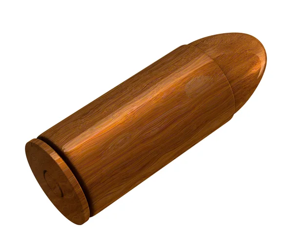 Bala 3d hecha de madera —  Fotos de Stock