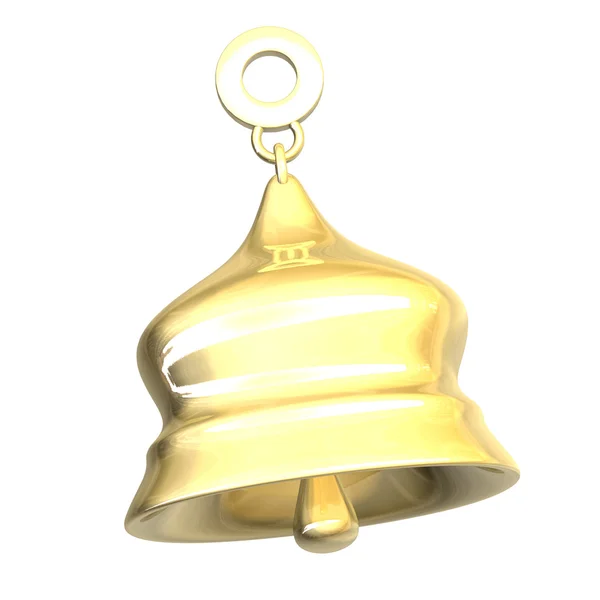 Golden bell (3D) — Stock Photo, Image