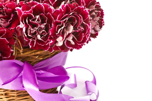 Beautiful bouquet of carnations — Stock Photo, Image
