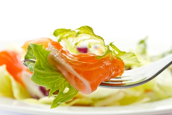 Salade au saumon salé — Photo