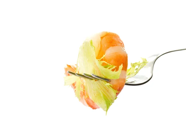 Salada com camarão — Fotografia de Stock
