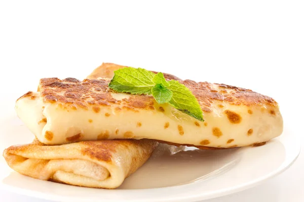 Pancakes stuffed with — Stock Photo, Image
