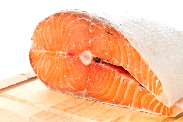 Surowe mięso, czerwone ryby — Zdjęcie stockowe