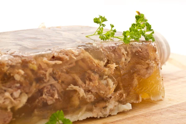 Meat in aspic — Stock Photo, Image