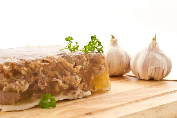 Meat in aspic — Stock Photo, Image