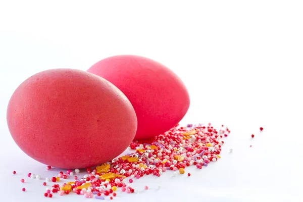 Easter eggs are dyed — Stock Photo, Image