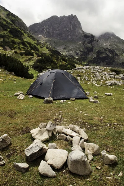 stock image Tent into the wild