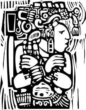 Maya gravür stili 3