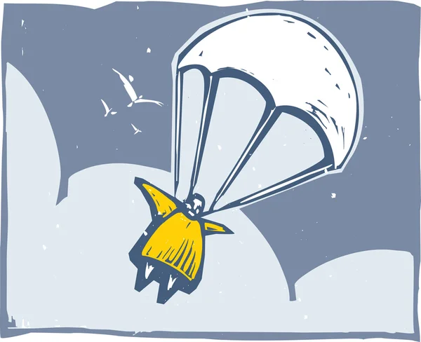 Parachute — Stockvector