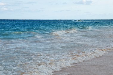 Atlantik Okyanusu manzarası. Karayip paradize.