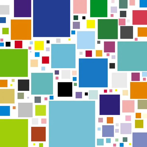 Pop art affisch - ett geometriskt mönster i pastellfärger — Stock vektor