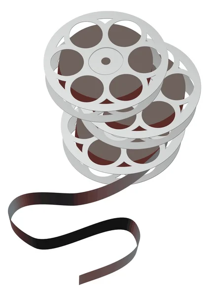 Bande magnétique sur bobine — Image vectorielle