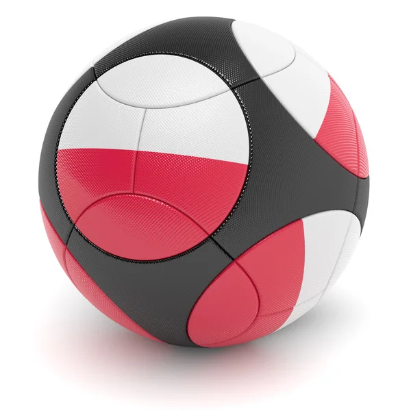 Pallone da calcio polacco — Foto Stock