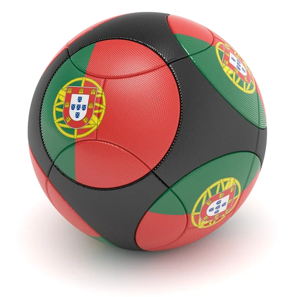 Pallone da calcio portoghese Fotografia Stock