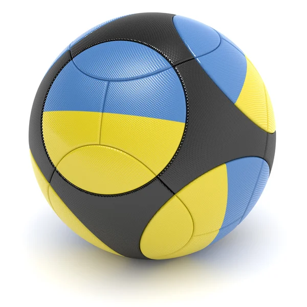 Balle de football ukrainienne Images De Stock Libres De Droits