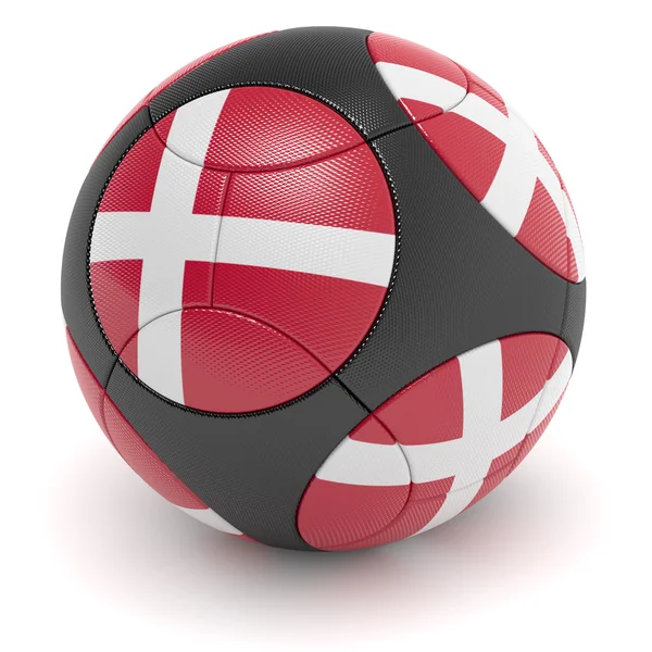 デンマークのサッカー ボール ロイヤリティフリーのストック写真