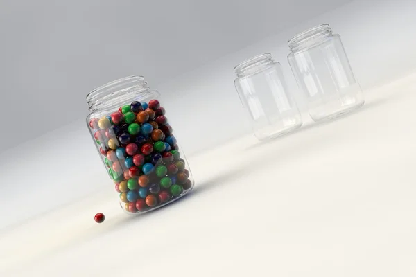 キャンディ瓶 — ストック写真