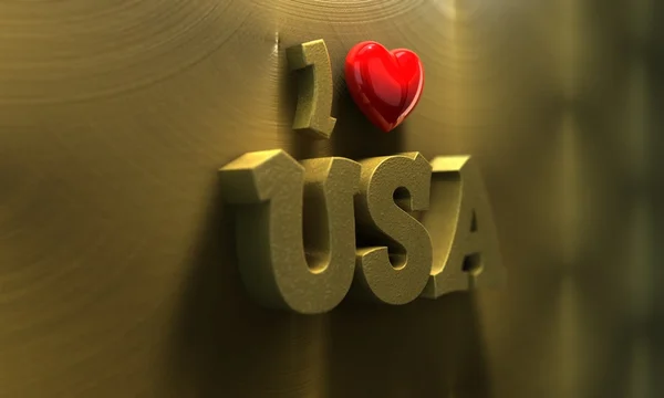 Eu amo os EUA — Fotografia de Stock