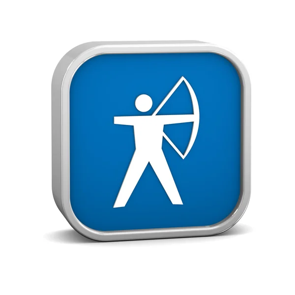Archery sign — Stock Photo, Image