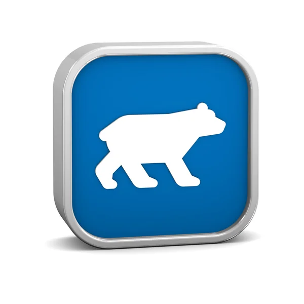 Znak niedźwiedzia — Zdjęcie stockowe