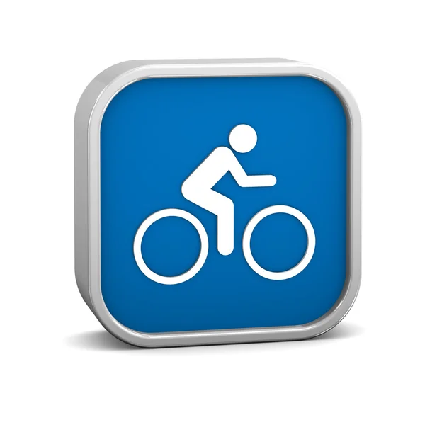Jazda na rowerze znak — Zdjęcie stockowe