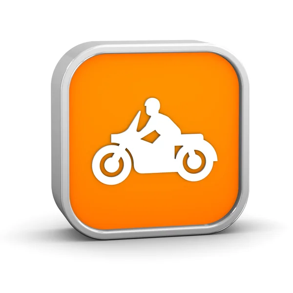 Motorfiets teken — Stockfoto
