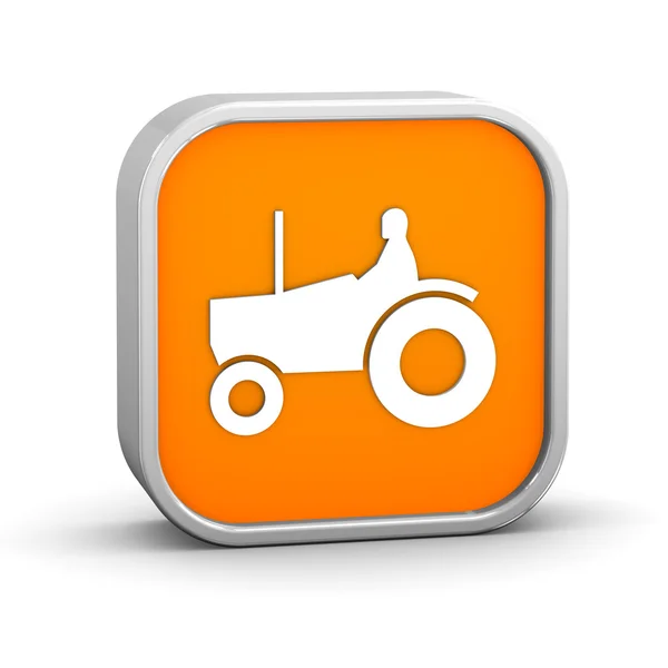 Traktor skylt — Stockfoto