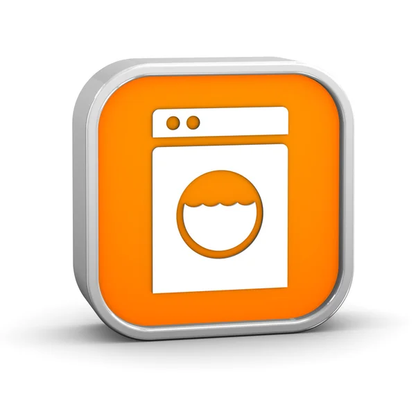 Sinal da máquina de lavar — Fotografia de Stock