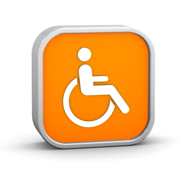 轮椅可访问标志 — 图库照片