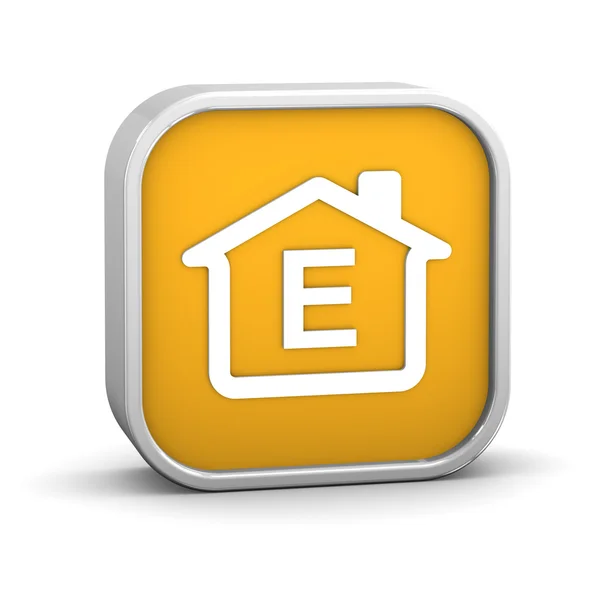 Классификация энергоэффективности зданий E — стоковое фото
