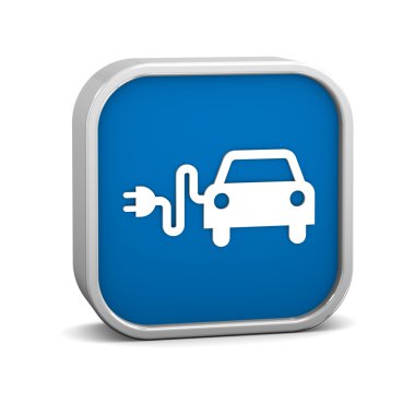 Electric Car Sign clipart
