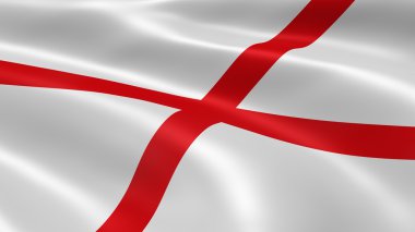 Alabamian flag in the wind clipart