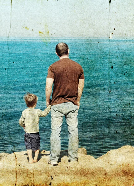 Padre e figlio — Foto Stock