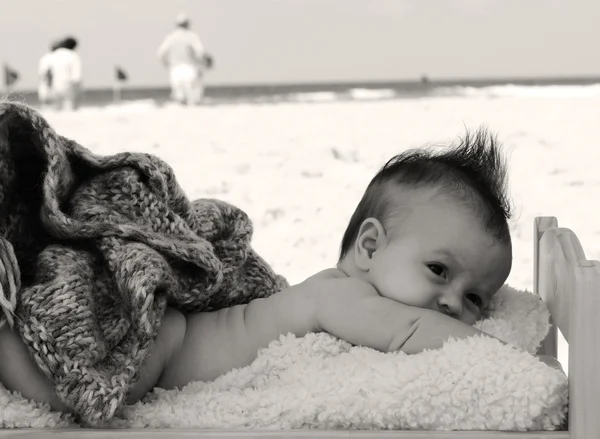 Schattige 5 - maand oude baby — Stockfoto