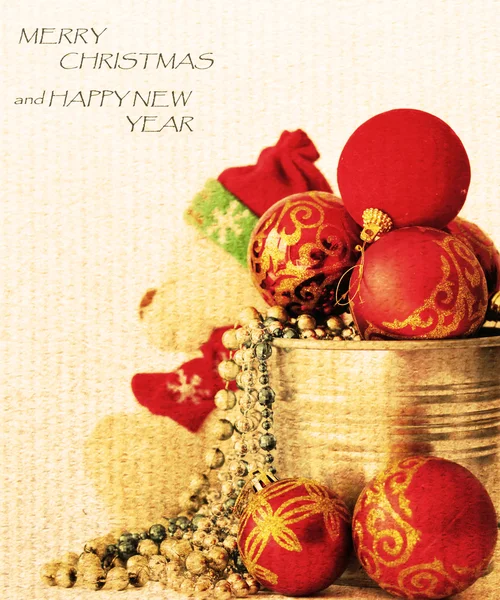 Christmas vintage background illustration. — Stock Photo, Image