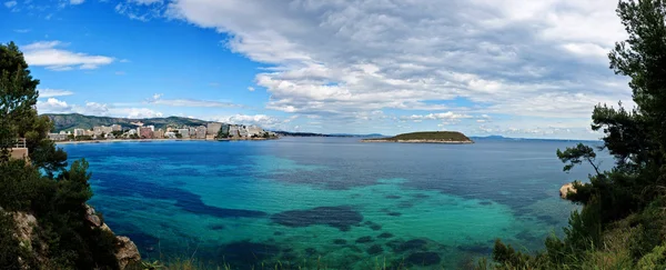 stock image Panorama of Megaluf in spring, Spain